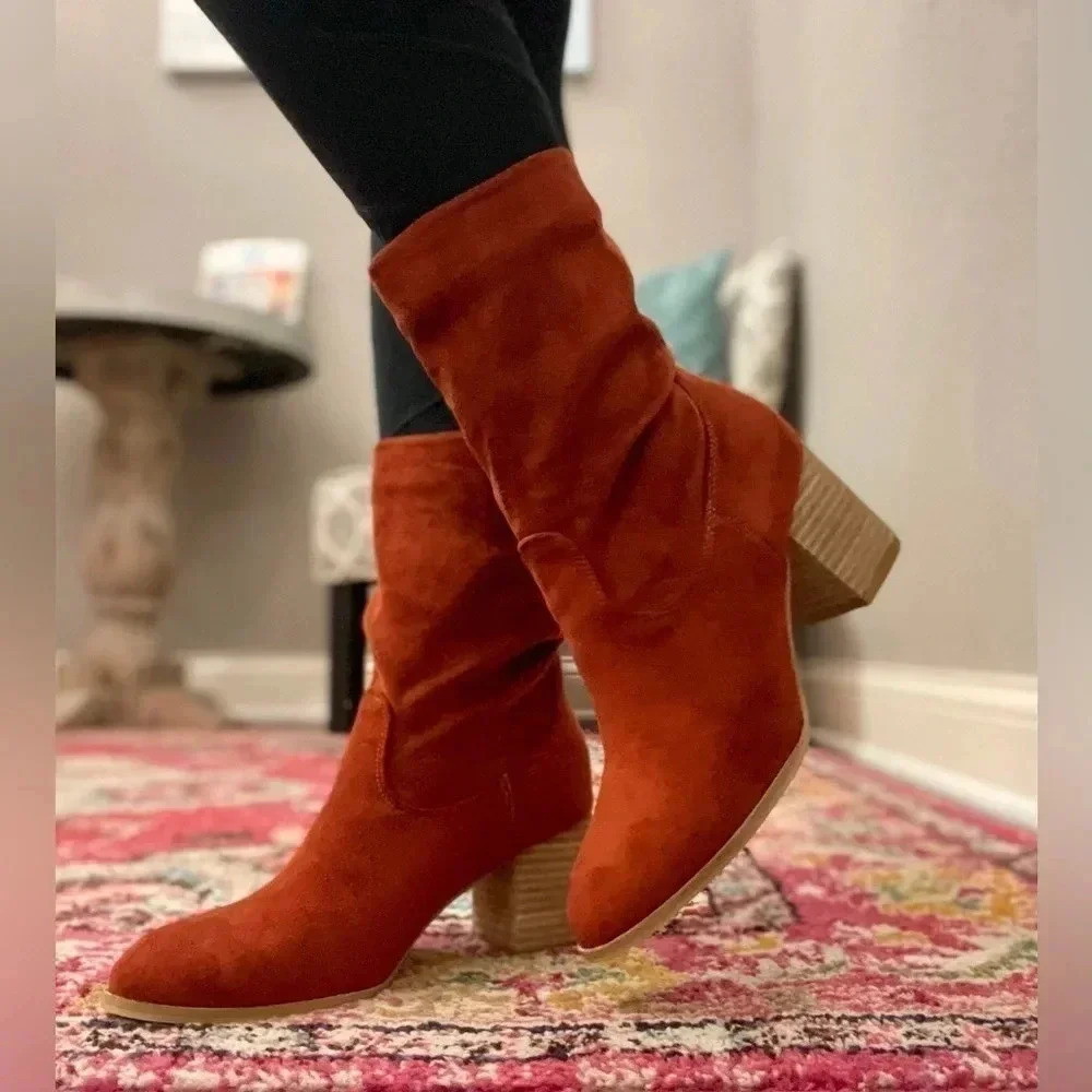 Corkys Wicked in Rust Heeled Boots - Picture 2 of 7